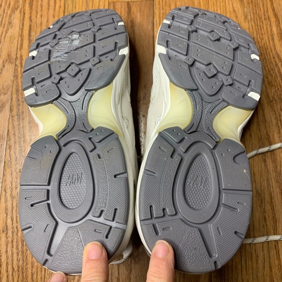 H&M Chunky Mesh Sneakers White & Cream - NWT Size 8 - Picture 8 of 10